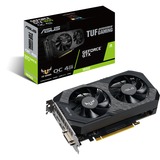 ASUS GeForce GTX 1650 TUF OC GAMING, Grafikkarte 1x HDMI, 1x DisplayPort, 1x DVI-D