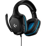 Logitech G432 Gaming Headset, Gaming-Headset schwarz/blau