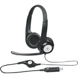 Logitech USB Headset H390 schwarz, USB, Retail