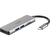 D-Link DUB-M530, USB-Hub silber