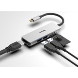 D-Link DUB-M530, USB-Hub silber