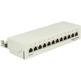 DeLOCK Patchpanel 12P Port Cat.6 grau