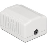 DeLOCK RJ-45 Anschlussdose 1 Port Cat.6a LSA weiß