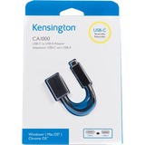Kensington CA1000 USB-C auf USB-A-Adapter schwarz