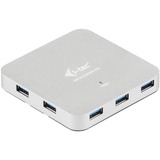 i-tec USB 3.0 Metal Charging HUB 7 Port, USB-Hub silber