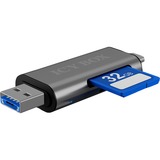 ICY BOX IB-CR200-C USB Type-C, Kartenleser anthrazit