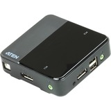 ATEN 2-Port USB KVM Switch 4K UHD, KVM-Switch 