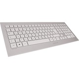 CHERRY DW 8000, Desktop-Set silber/weiß, DE-Layout, Rubberdome