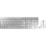 CHERRY DW 9000 SLIM, Desktop-Set silber/weiß