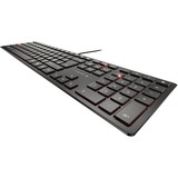CHERRY KC 6000 SLIM, Tastatur schwarz, DE-Layout