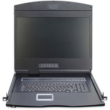 Digitus 19" KVM Konsole 19"TFT 8p Cat5, KVM-Switch 