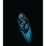 Logitech G402 Hyperion Fury, Gaming-Maus schwarz
