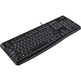 Logitech Keyboard K120 for Business, Tastatur schwarz, US-Layout, Plunger