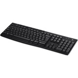 Logitech Wireless Keyboard K270, Tastatur schwarz, DE-Layout, Retail