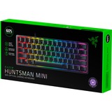 Razer Huntsman Mini, Gaming-Tastatur schwarz, DE-Layout, Razer Clicky Optical (Purple)