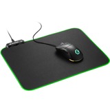 Sharkoon 1337 RGB V2 Gaming Mat 360, Gaming-Mauspad schwarz