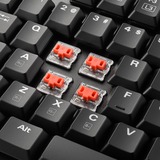 Sharkoon PureWriter RGB, Gaming-Tastatur schwarz, FR-Layout, Kailh Choc Low Profile Red