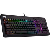 Thermaltake Level 20 GT RGB, Gaming-Tastatur schwarz, Cherry MX RGB Speed Silver