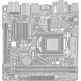 GIGABYTE A620I AX, Mainboard schwarz