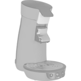 Philips Senseo Select CSA230/01 , Padmaschine weiß/schwarz, Star White