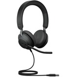Jabra Evolve2 40, Headset schwarz, USB-A, Microsoft Teams