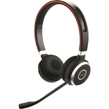 Jabra Evolve 65 UC Duo, Headset schwarz, inkl. Ladestation