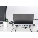 Digitus USB-C Docking Station, 12-Port, Dockingstation schwarz