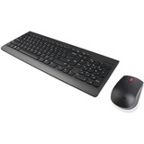 Lenovo Essential drahtlose Tastatur und Maus Kombi, Desktop-Set schwarz, DE-Layout