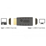 DeLOCK Adapter HDMI (Stecker) > HDMI (Buchse), EDID Emulator schwarz
