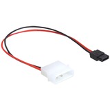 DeLOCK Power 4p St->SATA 6p, Kabel 24 cm