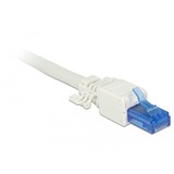 DeLOCK RJ-45 Stecker Cat.6a UTP, werkzeugfrei weiß, 2 Stück