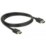 DeLOCK Ultra High Speed HDMI-Kabel 48 Gbps 8K 60Hz schwarz, 1 Meter