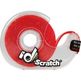 Patchsee ID-SCRATCH Pre-Cut, Kabelbinder rot, 2 Meter Rolle, in Spenderbox