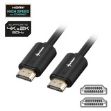 Sharkoon Kabel HDMI Stecker > HDMI Stecker schwarz, 3 Meter, HDMI 2.0 4K