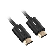 Sharkoon Kabel HDMI Stecker > HDMI Stecker schwarz, 5 Meter, HDMI 2.0 4K