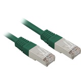 Sharkoon Patchkabel RJ45 Cat.5e FTP grün, 10 Meter, Retail