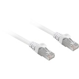 Sharkoon Patchkabel RJ45 Cat.6a SFTP weiß, 10 Meter, LSOH (Halogenfrei)