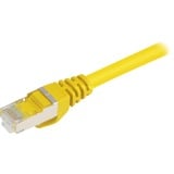 Sharkoon Patchkabel RJ45 Stecker > RJ45 Stecker CAT.6 S/FTP gelb, 1,5 Meter