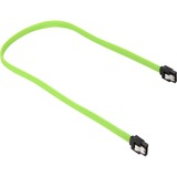 Sharkoon Sata III Kabel sleeve grün, 30 cm
