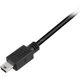 Sharkoon USB 2.0 Kabel, USB-A Stecker > Mini-USB Stecker schwarz, 2,0 Meter, doppelt geschirmt