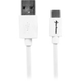 Sharkoon USB 2.0 Kabel, USB-A Stecker > USB-C Stecker weiß, 2 Meter