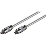 goobay Toslink-Kabel HQ silber, 10 Meter