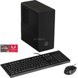 HP Desktop Pro A G3 MT, PC-System schwarz, Windows 10 Pro 64-Bit