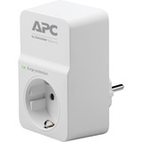 APC Essential SurgeArrest PM1W-GR, Überspannungsschutz weiß, mit Netzfilter