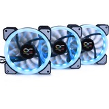 Alphacool Eiszyklon Aurora LUX Digital RGB - 3er Kit 120x120x25mm, Gehäuselüfter 3er Pack, inkl. Digital RGB LED Controller, 120 mm