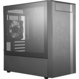 Cooler Master MasterBox NR400, Tower-Gehäuse schwarz, Tempered Glass, Version mit optischem Laufwerksschacht