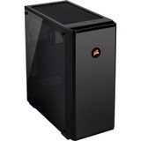 Corsair Carbide 175R RGB, Tower-Gehäuse schwarz, Seitenteil aus gehärtetem Glas