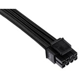 Corsair Premium Sleeved EPS12V / ATX12V-Kabel Typ 4 Gen 4 schwarz, mit Einzelummantelung, 2 Stück