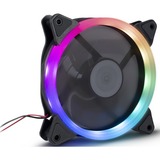 Inter-Tech Argus RS-051 RGB 120x120x25, Gehäuselüfter schwarz