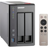 QNAP TS-251+-8G, NAS schwarz, 2 HDD-Slots, 8GB RAM